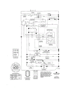 Schematic Diagram parts for Craftsman Front-Engine Lawn Tractor 917992880 from AppliancePartsPros.com