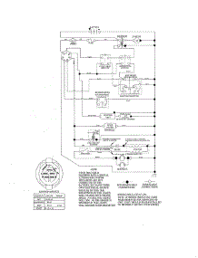 Schematic Diagram parts for Craftsman Front-Engine Lawn Tractor 917992950 from AppliancePartsPros.com