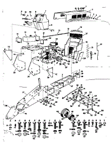 Main Frame parts for Craftsman Front-Engine Lawn Tractor 91799400 from AppliancePartsPros.com
