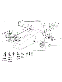 Idler & Braking parts for Craftsman Front-Engine Lawn Tractor 91799410 from AppliancePartsPros.com