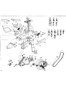 Steering Assembly parts for Craftsman Front-Engine Lawn Tractor 91799411 from AppliancePartsPros.com