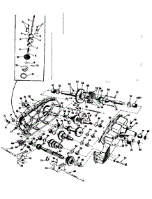 Transmission parts for Craftsman Front-Engine Lawn Tractor 91799421 from AppliancePartsPros.com