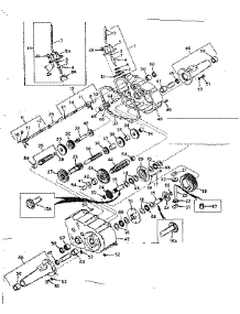 Transaxle parts for Craftsman Front-Engine Lawn Tractor 91799500 from AppliancePartsPros.com