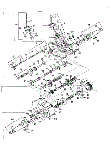 Transaxle parts for Craftsman Front-Engine Lawn Tractor 91799501 from AppliancePartsPros.com