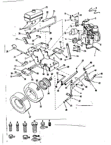 Engine parts for Craftsman Front-Engine Lawn Tractor 91799520 from AppliancePartsPros.com