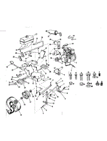 Engine parts for Craftsman Front-Engine Lawn Tractor 91799811 from AppliancePartsPros.com