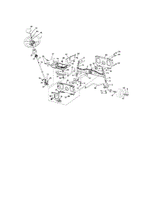 Steering parts for Craftsman Front-Engine Lawn Tractor 917T287121 from AppliancePartsPros.com
