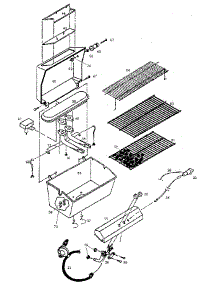 Grill And Burner Section parts for Kenmore Gas Grill 920.153130 (920153130, 920 153130) from AppliancePartsPros.com