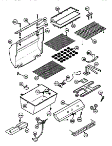 Grill And Burner Section parts for Kenmore Gas Grill 920.154510 (920154510, 920 154510) from AppliancePartsPros.com