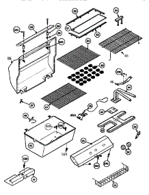 Grill And Burner Section parts for Kenmore Gas Grill 920.154550 (920154550, 920 154550) from AppliancePartsPros.com