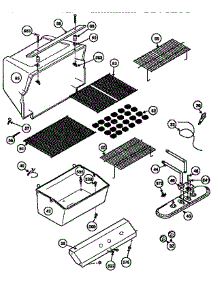 Grill And Burner Section parts for Kenmore Gas Grill 920.156420 (920156420, 920 156420) from AppliancePartsPros.com