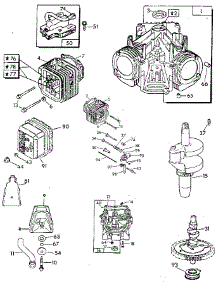 V-Twin Engine parts for Generac Generator 9202-0 from AppliancePartsPros.com