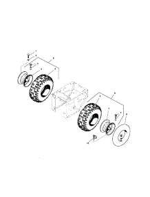 Wheels / Tires parts for Snapper Gas Snowblower 9247E (1694602) from AppliancePartsPros.com