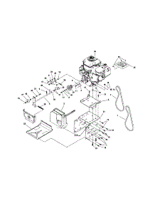 Engine / Frame parts for Snapper Gas Snowblower 924IR (1695411) from AppliancePartsPros.com