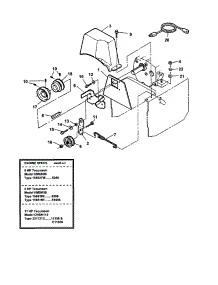 Engines / Pulley / Idler parts for Snapper Gas Snowblower 9266 from AppliancePartsPros.com
