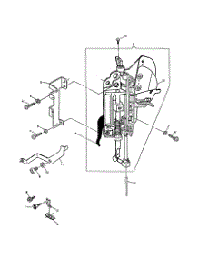 Coaxial Presser Bar System parts for Singer Mechanical Sewing Machine 93220 from AppliancePartsPros.com