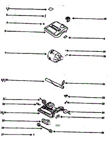 Nozzle And Motor Assembly parts for Eureka Upright Vacuum 9334BT from AppliancePartsPros.com