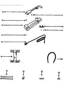 Handle parts for Eureka Upright Vacuum 9334BT from AppliancePartsPros.com