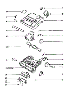 Nozzle And Motor Assembly parts for Eureka Upright Vacuum 9334DTX from AppliancePartsPros.com