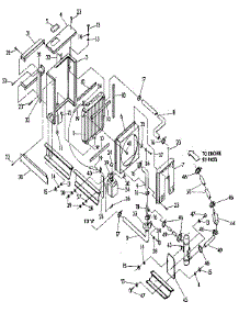 Radiator (Models 9350-2 & 9351-2) parts for Generac Generator 9351-2 from AppliancePartsPros.com