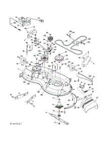 Mower Deck parts for Ariens Front-Engine Lawn Tractor 936039 from AppliancePartsPros.com