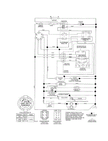 Schematic Diagram parts for Ariens Front-Engine Lawn Tractor 936039 from AppliancePartsPros.com