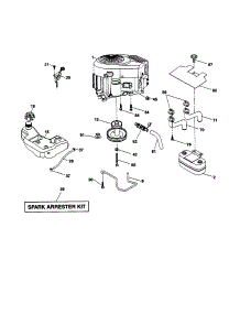 Engine parts for Ariens Front-Engine Lawn Tractor 93604200 from AppliancePartsPros.com