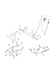 Mower Lift parts for Ariens Front-Engine Lawn Tractor 936046 from AppliancePartsPros.com