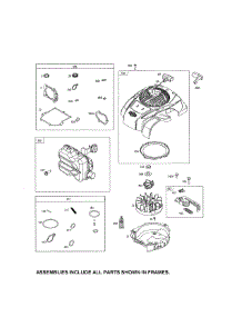 Flywheel / Muffler parts for Briggs & Stratton Lawn & Garden Engine 93J02-0010-F1 from AppliancePartsPros.com