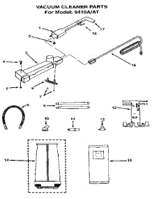 Unit Parts parts for Eureka Upright Vacuum 9410AT from AppliancePartsPros.com