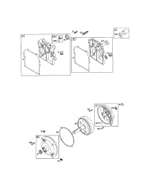 Crankcase Cover parts for Briggs & Stratton Lawn & Garden Engine 94200 (0104-0319) from AppliancePartsPros.com