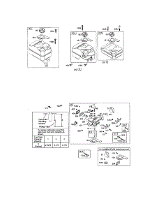 Carburetor / Fuel Tank parts for Briggs & Stratton Lawn & Garden Engine 94200 (0104-0319) from AppliancePartsPros.com