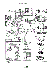 Cylinder Shield parts for Briggs & Stratton Lawn & Garden Engine 94202-0118-E1 from AppliancePartsPros.com