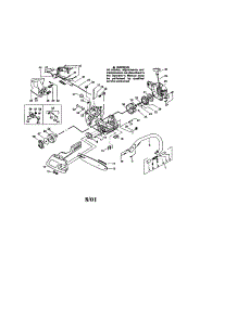 Chassis parts for Craftsman Gas Chainsaw 944411360 from AppliancePartsPros.com