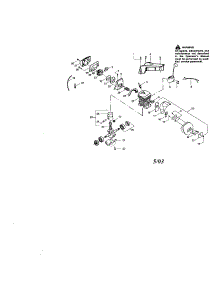 Cylinder / Crankcase parts for Craftsman Gas Chainsaw 944411462 from AppliancePartsPros.com