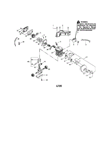 Shield / Cylinder / Crankshaft parts for Craftsman Gas Chainsaw 944414460 from AppliancePartsPros.com