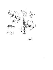 Shield / Cylinder / Crankshaft parts for Craftsman Gas Chainsaw 944415360 from AppliancePartsPros.com