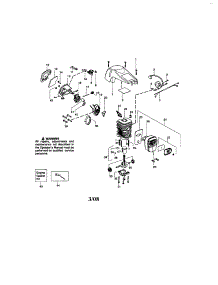Ignition / Carburetor parts for Craftsman Gas Chainsaw 944415361 from AppliancePartsPros.com
