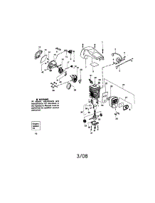 Ignition / Carburetor / Muffler parts for Craftsman Gas Chainsaw 944415371 from AppliancePartsPros.com