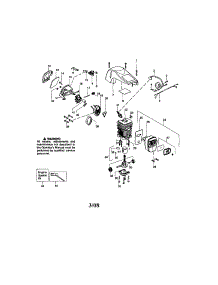 Ignition / Carburetor / Muffler parts for Craftsman Gas Chainsaw 944415431 from AppliancePartsPros.com