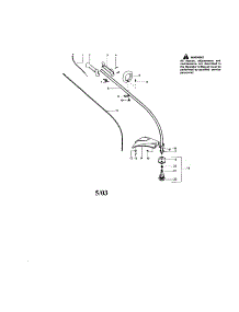 Driveshaft / Shield / Handle parts for Craftsman Gas Line Trimmer 944511464 from AppliancePartsPros.com