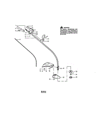 Driveshaft parts for Craftsman Gas Line Trimmer 944511470 from AppliancePartsPros.com