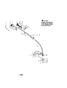 Driveshaft parts for Craftsman Gas Line Trimmer 944511561 from AppliancePartsPros.com
