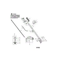 Drive Shaft parts for Craftsman Gas Line Trimmer 944512550 from AppliancePartsPros.com