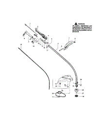 Driveshaft / Handle / Shield parts for Craftsman Gas Line Trimmer 944515460 from AppliancePartsPros.com