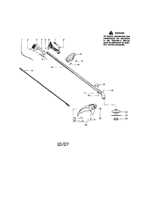 Driveshaft / Shield / Handle parts for Craftsman Gas Line Trimmer 944515570 from AppliancePartsPros.com