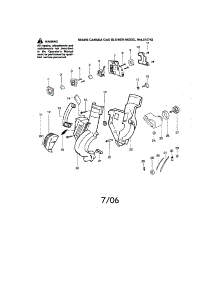 Housing / Handle parts for Craftsman Gas Leaf Blower 944515742 from AppliancePartsPros.com