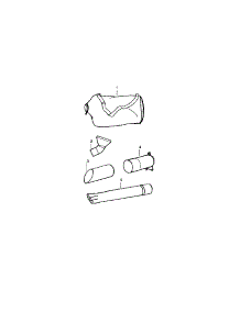 Vac Bag / Tubes parts for Craftsman Gas Leaf Blower 944515743 from AppliancePartsPros.com