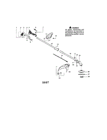 Driveshaft / Shield / Handle parts for Craftsman Gas Line Trimmer 944516660 from AppliancePartsPros.com