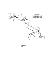 Driveshaft / Shield / Handle parts for Craftsman Gas Line Trimmer 944516661 from AppliancePartsPros.com